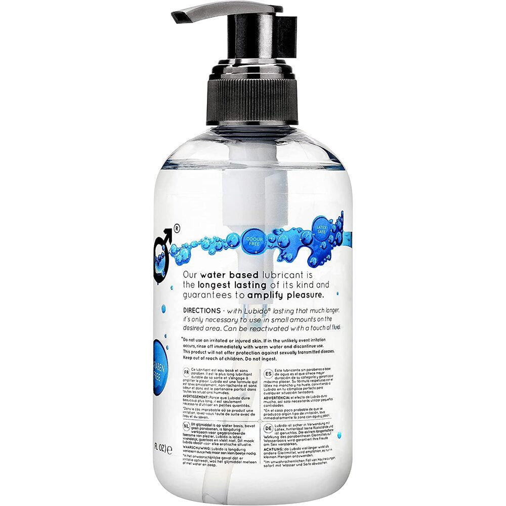 Lubido 250ml Paraben Free Water Based Lubricant