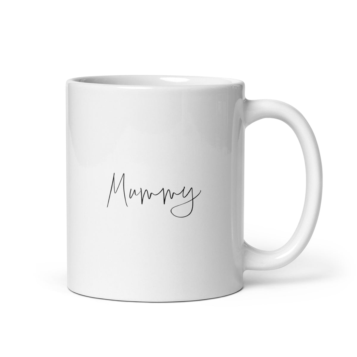 'Mummy' (Signature Edition) - White glossy mug (British Spelling)