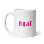 BRAT - White glossy mug