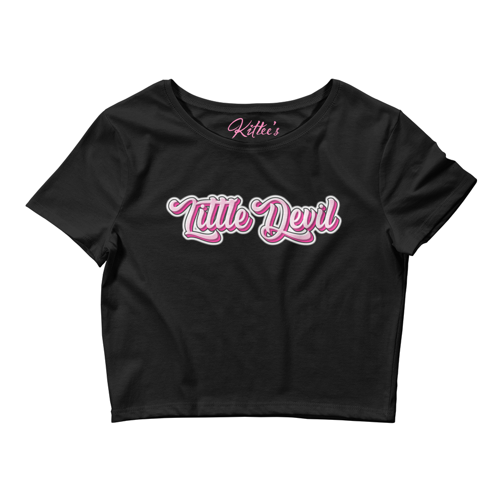 'Little Devil' - Women’s Crop Tee