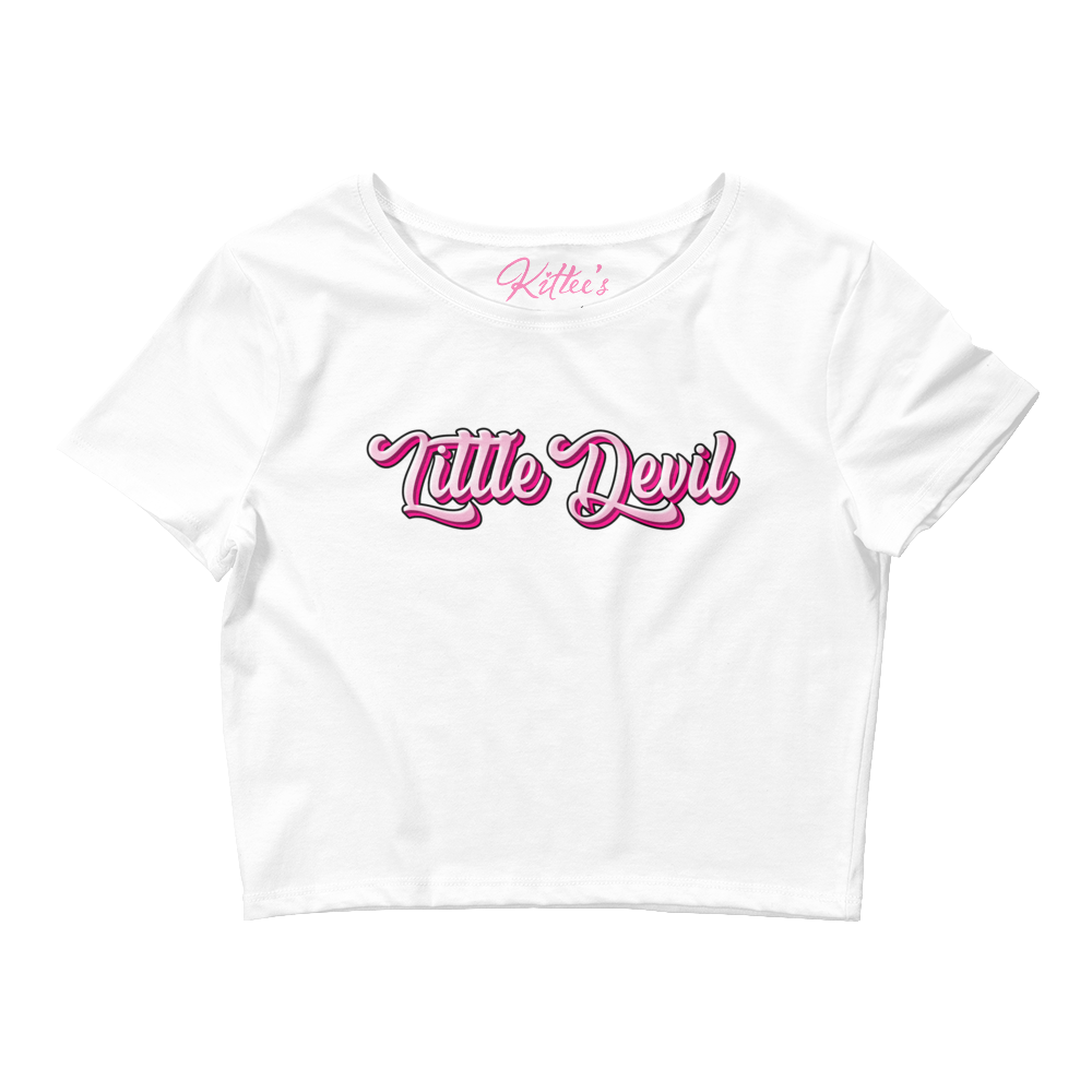 'Little Devil' - Women’s Crop Tee